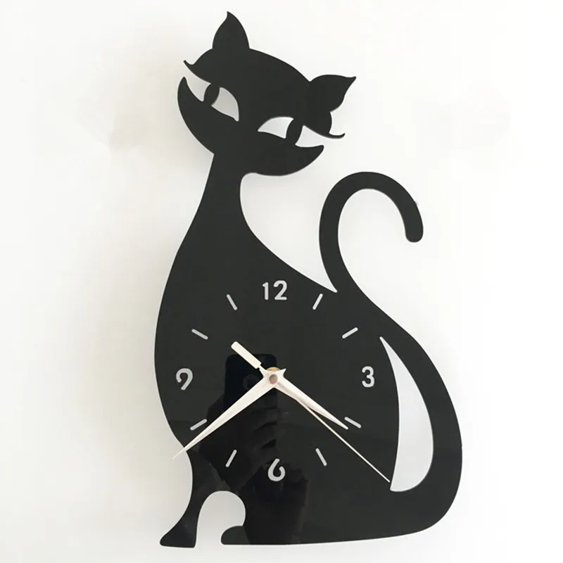 Acrylic Wall Clock Cartoon Cat Living Room Silent Decoration Clock Creative Wall Clock Personalized DIY Clock
Acrylic Wall Clock Cartoon Cat Living Room Silent Decoration Clock Creative Wall Clock Personalized DIY Clock