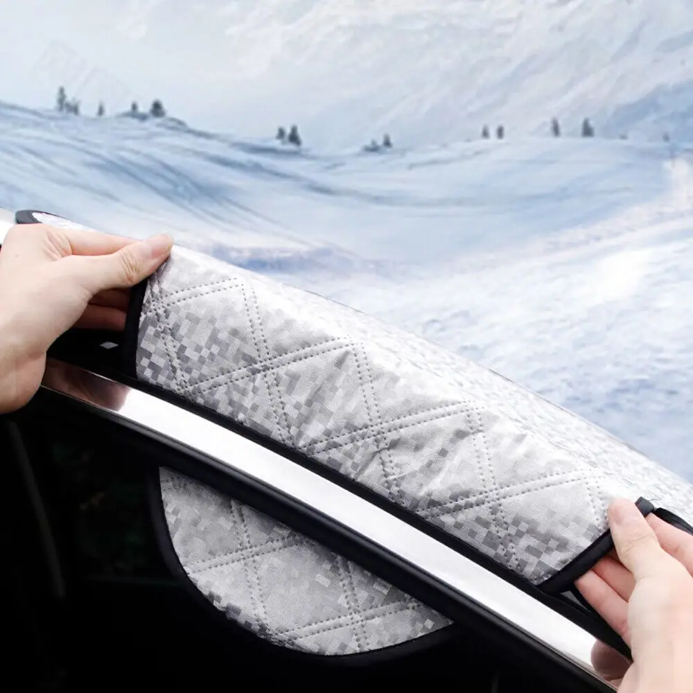Universal Car Front Windshield Sunshade Cover Car Windshield Snow Sun Shade Cover With Reflective Stripe Winter Snow Car Cover
Universal Car Front Windshield Sunshade Cover Car Windshield Snow Sun Shade Cover With Reflective Stripe Winter Snow Car Cover