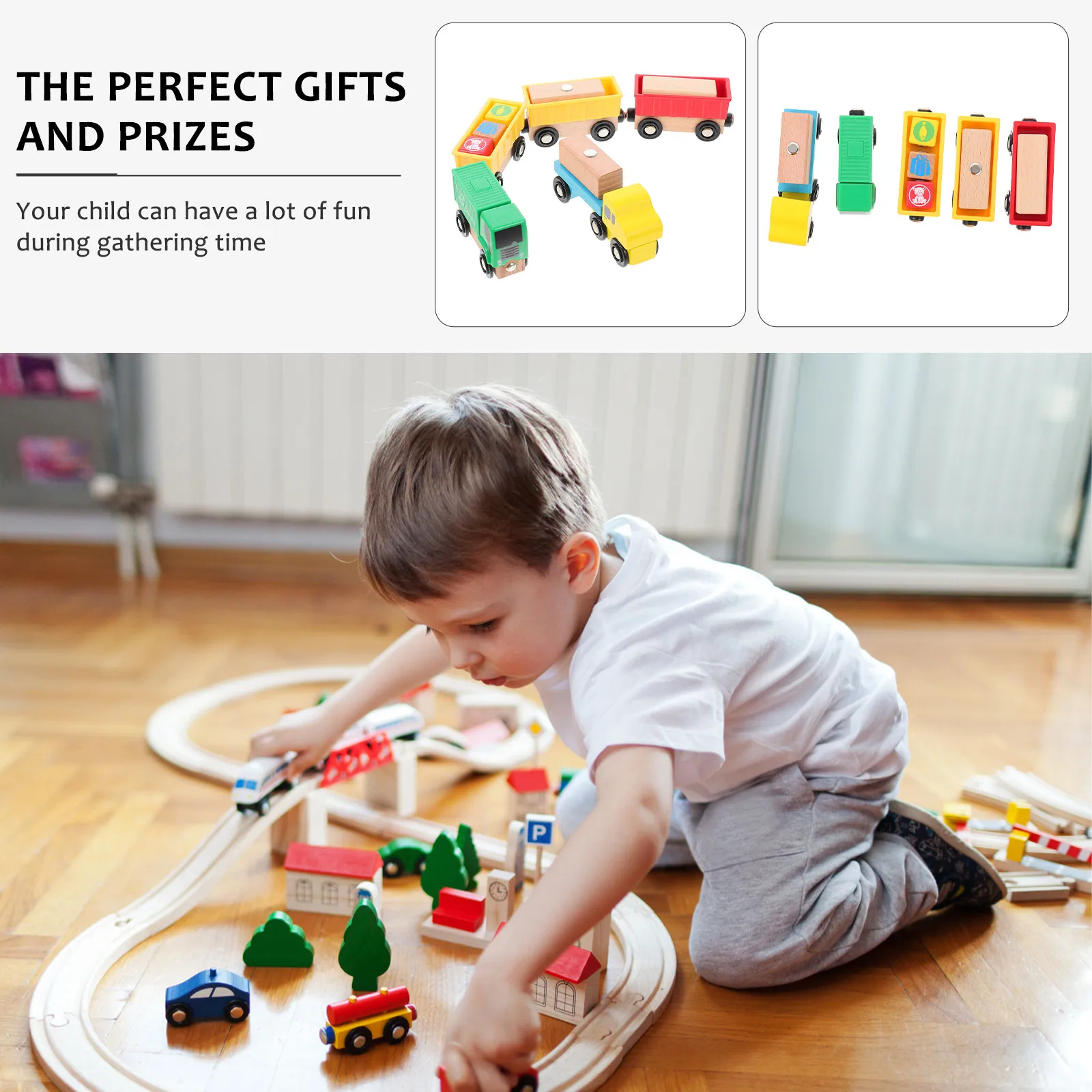 5Sets Multifunctional Magnetic Small Truck Wood Car Goods Carriage Educational DIY Vehicle Plaything for Toddlers
5Sets Multifunctional Magnetic Small Truck Wood Car Goods Carriage Educational DIY Vehicle Plaything for Toddlers