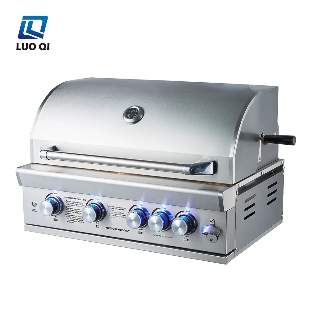 Excellent quality BBQ commercial grill open barbecue cabinet outdoor Kitchen propane stainless steels grill
Excellent quality BBQ commercial grill open barbecue cabinet outdoor Kitchen propane stainless steels grill
