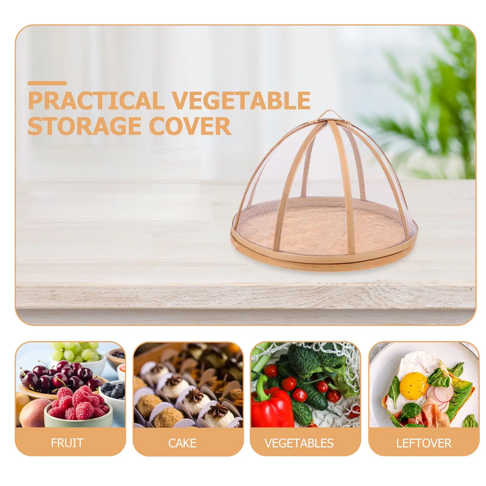 Mosquito Cover Food Dish Tent Protective Bamboo Kitchen Storage Tray Round Weaving Practical Tool
Mosquito Cover Food Dish Tent Protective Bamboo Kitchen Storage Tray Round Weaving Practical Tool