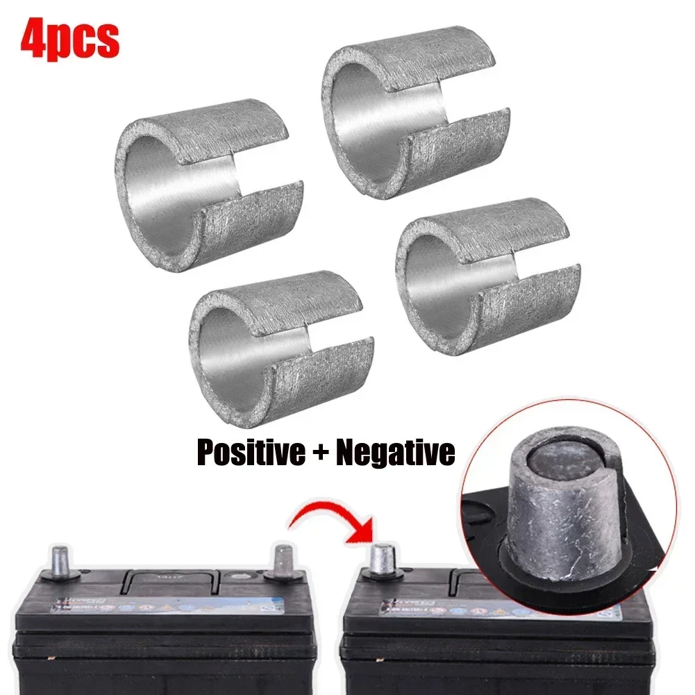 NEW Car Battery Terminal Adapters - 0.1"/0.63" Positive Negative Post Connectors
NEW Car Battery Terminal Adapters - 0.1"/0.63" Positive Negative Post Connectors