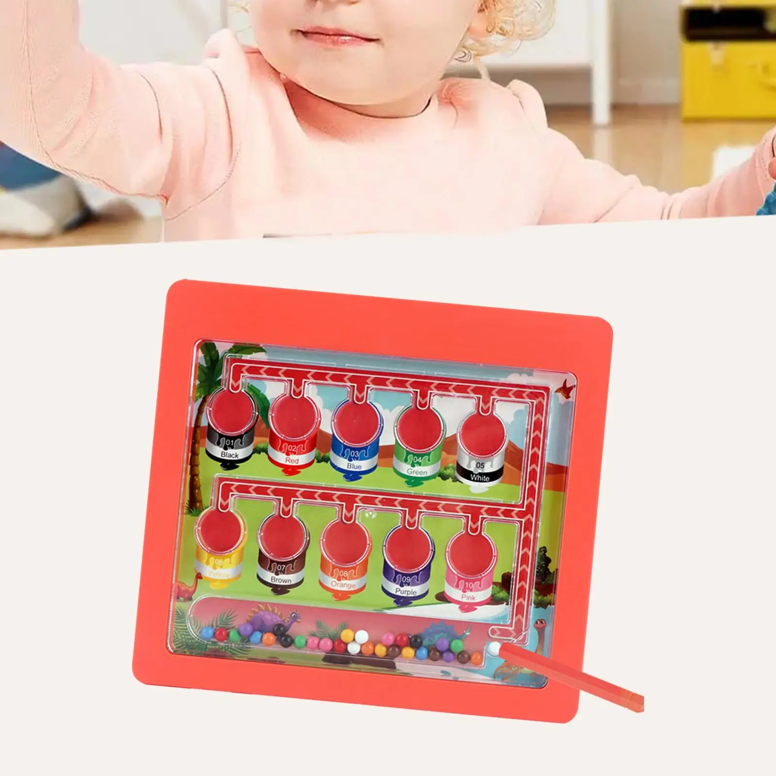 Magnetic Color and Number Maze Color Matching Math Counting Montessori Toy for 3-5 Years Old Preschool Children Boys Girls Kids
Magnetic Color and Number Maze Color Matching Math Counting Montessori Toy for 3-5 Years Old Preschool Children Boys Girls Kids