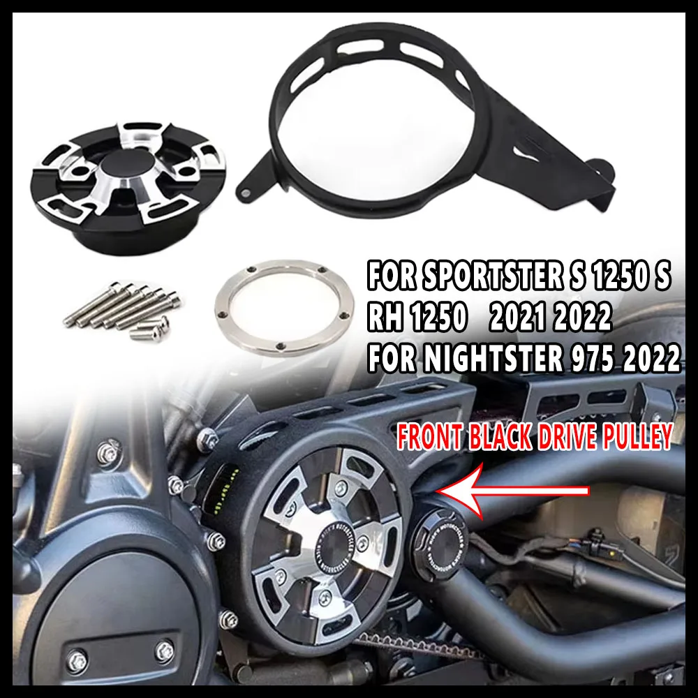 NEW For RH1250s Sportster S 1250 RH975 Nightster 975 2022 2021 Motorcycle Front Black Drive Pulley Engine Upper Cover Sets
NEW For RH1250s Sportster S 1250 RH975 Nightster 975 2022 2021 Motorcycle Front Black Drive Pulley Engine Upper Cover Sets