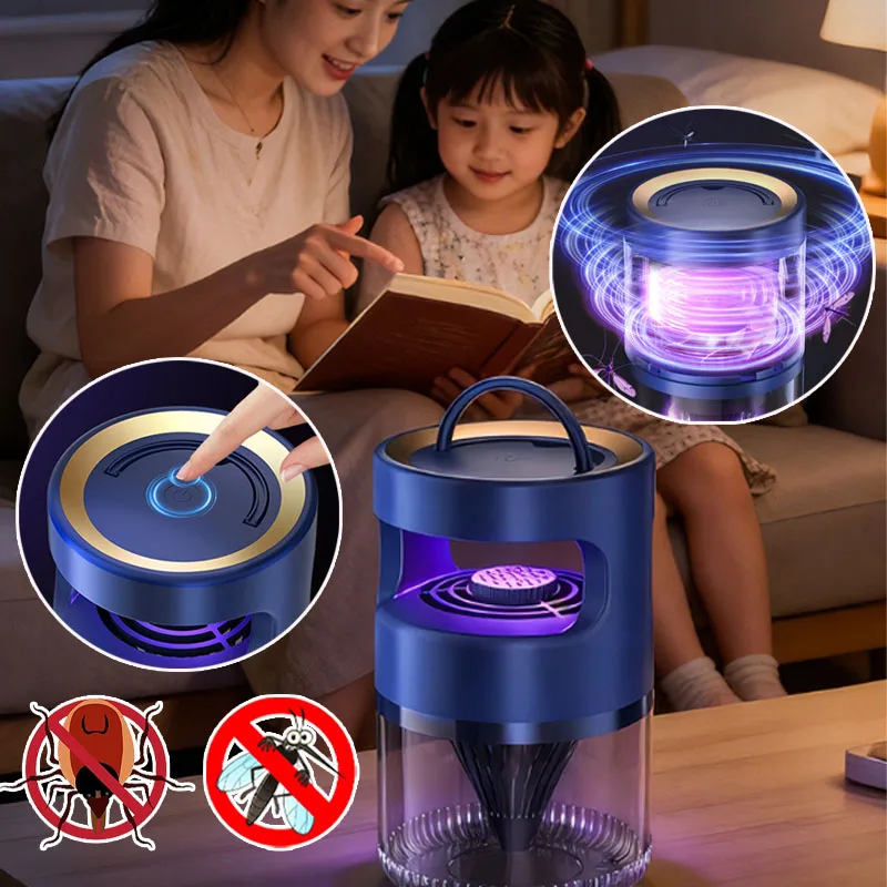 Quiet Suction Mosquito Killer Lamp, Indoor Outdoor USB Bug Zapper, Powerful Attracting Insect Trap Night Light
Quiet Suction Mosquito Killer Lamp, Indoor Outdoor USB Bug Zapper, Powerful Attracting Insect Trap Night Light