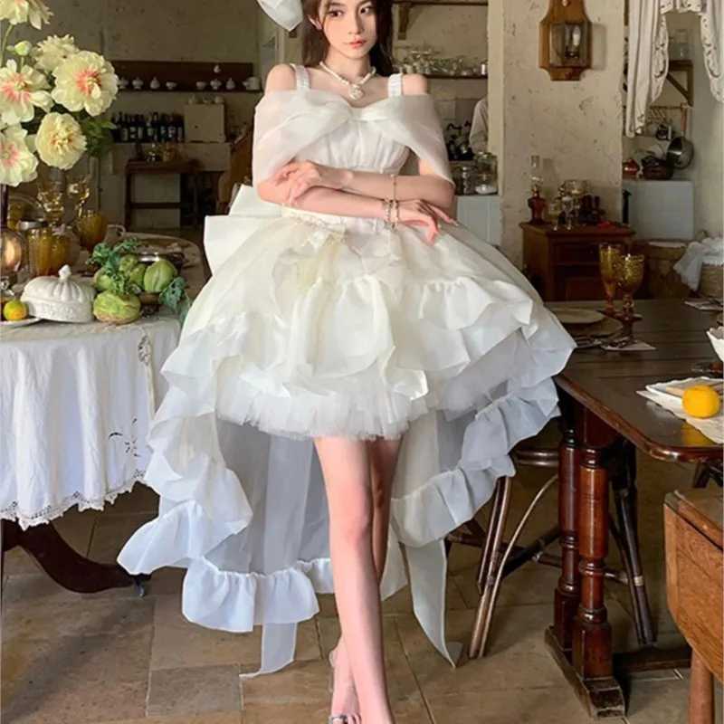 New light luxury and niche graduation coming-of-age birthday puffy dress
New light luxury and niche graduation coming-of-age birthday puffy dress