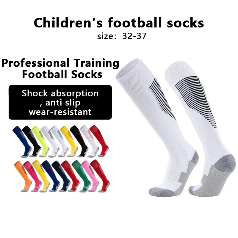 Детские профессиональные футбольные носки - противоскользящие и износостойкие футбольные носки до колена для тренировок молодежи (размер 32-37)
Детские профессиональные футбольные носки - противоскользящие и износостойкие футбольные носки до колена для тренировок молодежи (размер 32-37) 