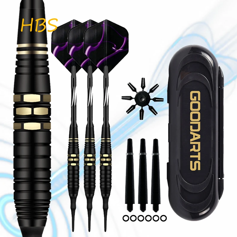 HBS 18g High Quality Brass Darts Professional Throwing Game Soft Tip Darts Indoor Electronic Darts Target 3PCS/SET
HBS 18g High Quality Brass Darts Professional Throwing Game Soft Tip Darts Indoor Electronic Darts Target 3PCS/SET