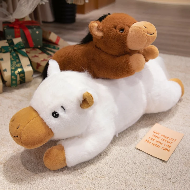 Новый мультяшный лежачий лежачий лошадь, плюшевые игрушки, хлопковая большая подушка, теплый мягкий спальный компаньон, приятный подарок друзьям
Новый мультяшный лежачий лежачий лошадь, плюшевые игрушки, хлопковая большая подушка, теплый мягкий спальный компаньон, приятный подарок друзьям