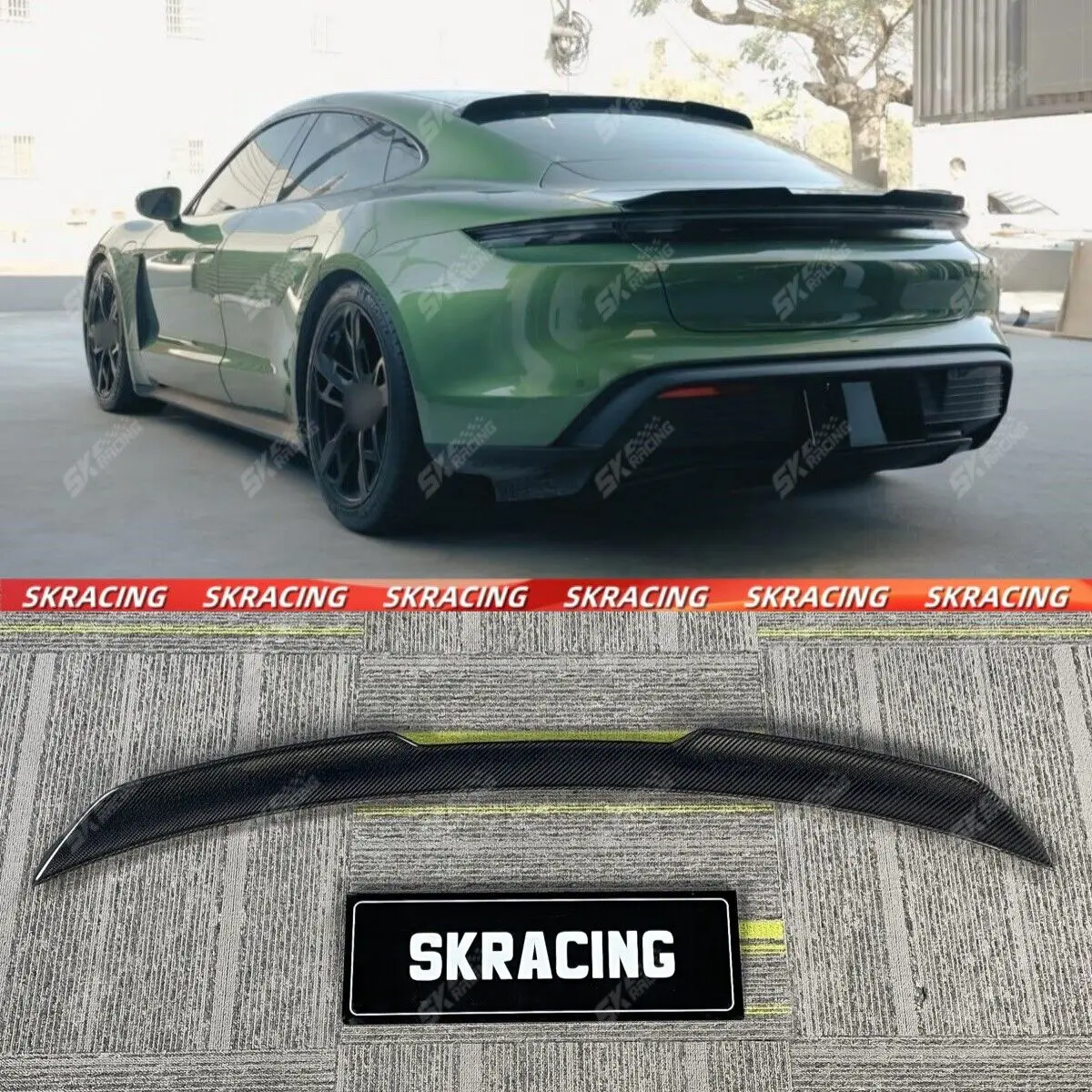 Real Carbon Fiber Rear Trunk Lip Spoiler Wing Kit For Porsche Taycan 2020-2024
Real Carbon Fiber Rear Trunk Lip Spoiler Wing Kit For Porsche Taycan 2020-2024