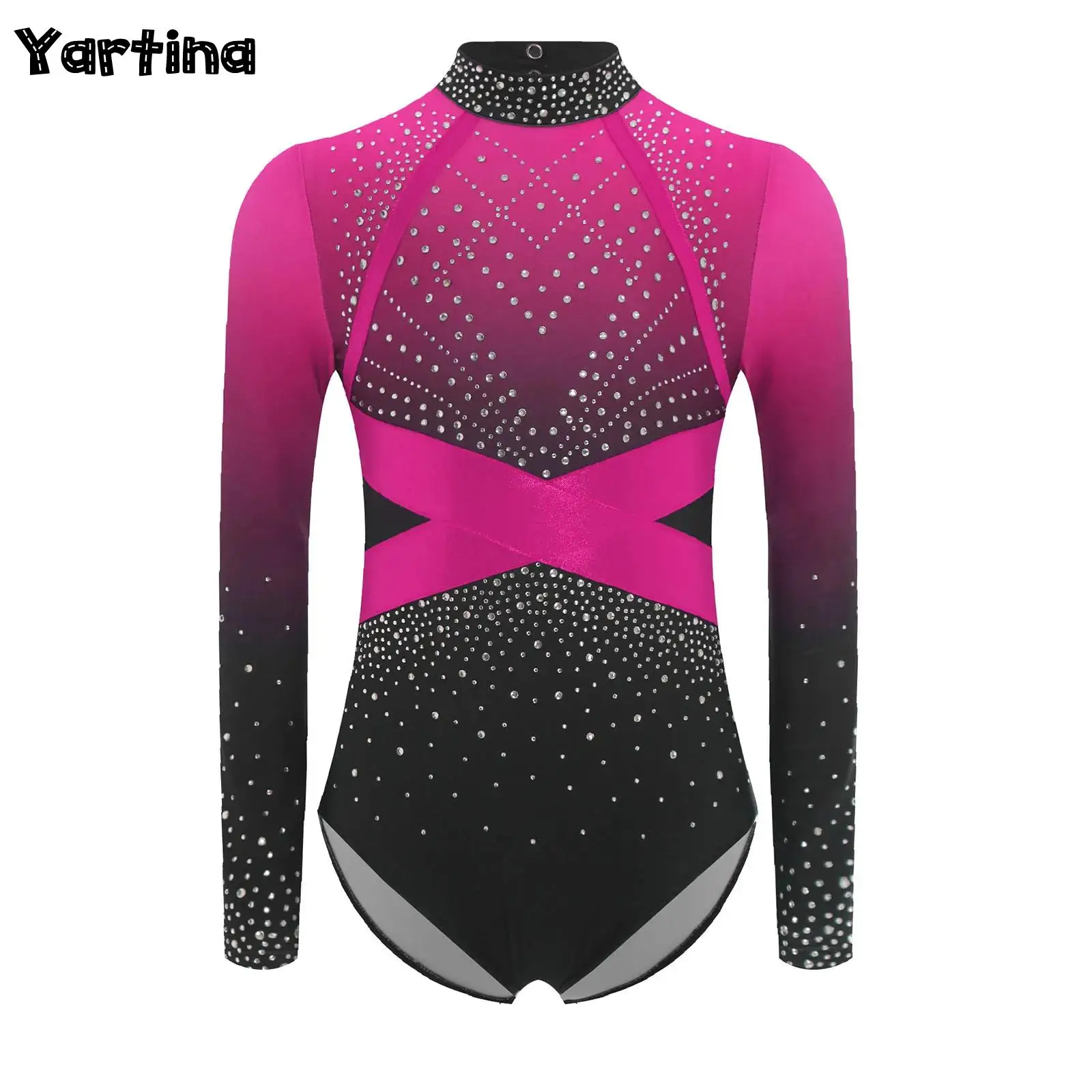 Kids Girls Gymnastics Swimsuit for Ballet Jersey Dancing Leotard Costume Shiny Faux Diamonds Rhinestone Figure Skating Bodysuit
Kids Girls Gymnastics Swimsuit for Ballet Jersey Dancing Leotard Costume Shiny Faux Diamonds Rhinestone Figure Skating Bodysuit