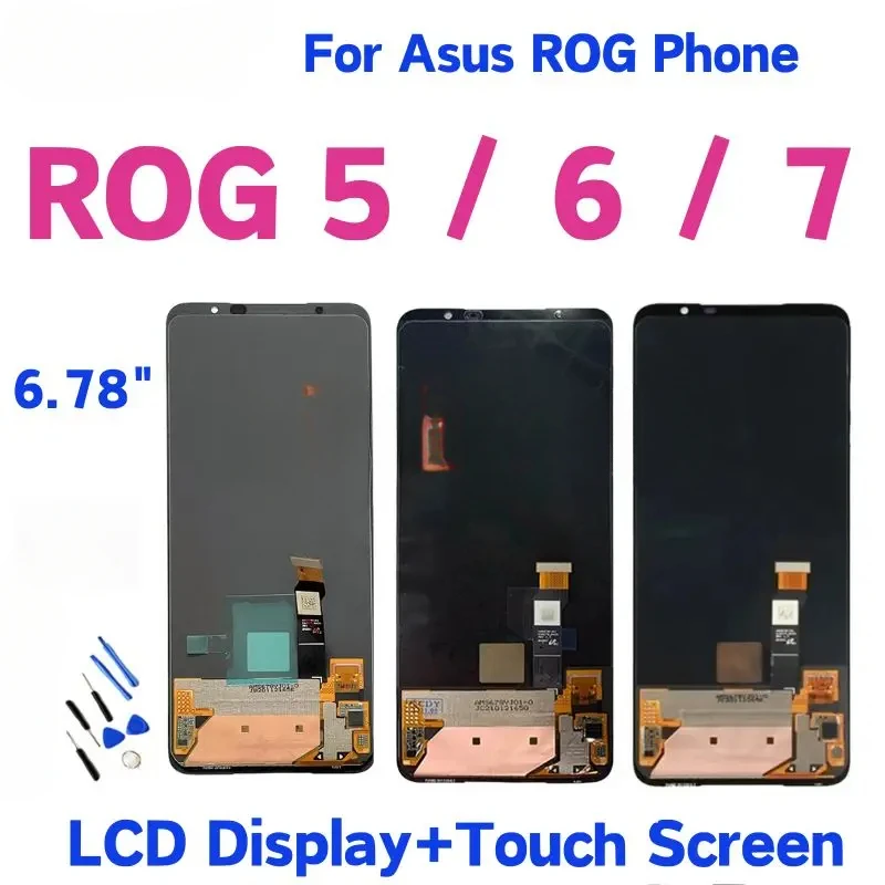 6,78 "для телефона Asus ROG 5/6/7 ЖК-дисплей с цифровым преобразователем сенсорного экрана в сборе, замена ЖК-дисплея
6,78 "для телефона Asus ROG 5/6/7 ЖК-дисплей с цифровым преобразователем сенсорного экрана в сборе, замена ЖК-дисплея