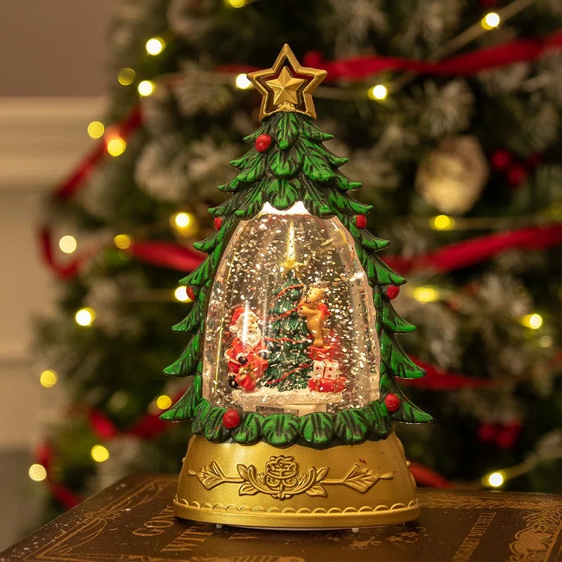 Christmas tree snowflake light Christmas creative gift old man tree crystal ball ornament
Christmas tree snowflake light Christmas creative gift old man tree crystal ball ornament