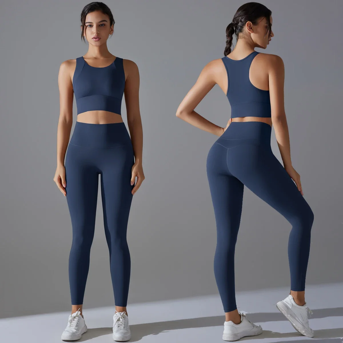 Yoga Clothes Suit for Women High Waist Leggings Sexy Hip Lifting Sports Fitness Bras and Leggings Tank Top Breathable Set
Yoga Clothes Suit for Women High Waist Leggings Sexy Hip Lifting Sports Fitness Bras and Leggings Tank Top Breathable Set