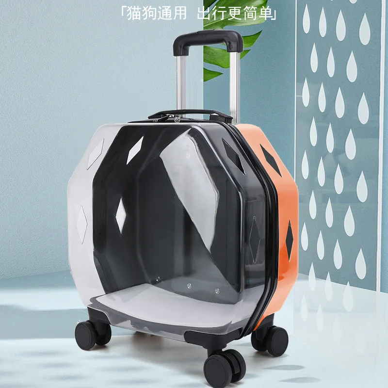 Convenient Pet Trolley Bag, Transparent Backpack, Large Capacity, Ventilated Pet Supplies, New Style
Convenient Pet Trolley Bag, Transparent Backpack, Large Capacity, Ventilated Pet Supplies, New Style