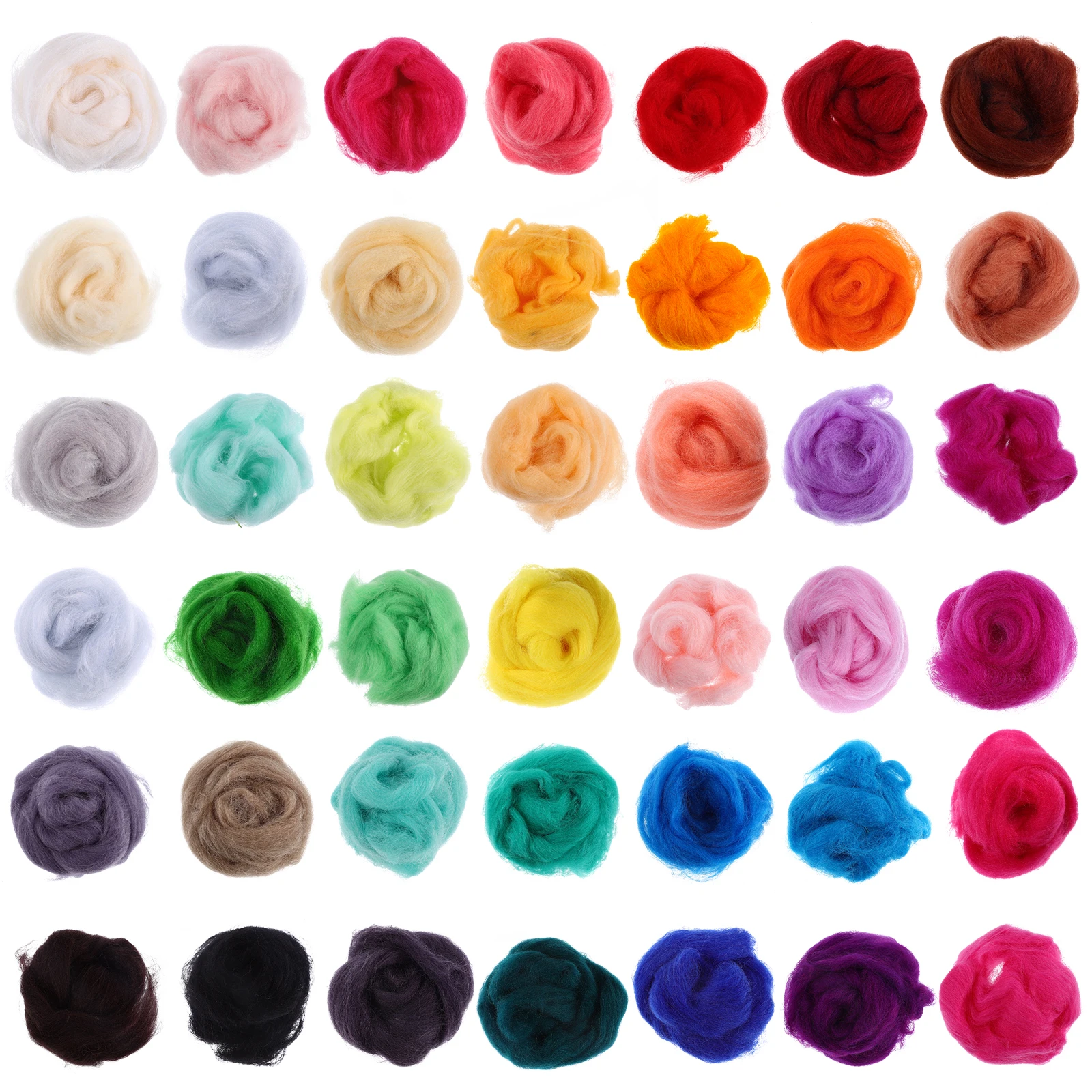 40 Pcs Merino Wool Roving Colorful Fiber Needle Felting Supplies DIY Craft Materials Wet Accessories Yarn Soft Vibrant Hand Wool
40 Pcs Merino Wool Roving Colorful Fiber Needle Felting Supplies DIY Craft Materials Wet Accessories Yarn Soft Vibrant Hand Wool