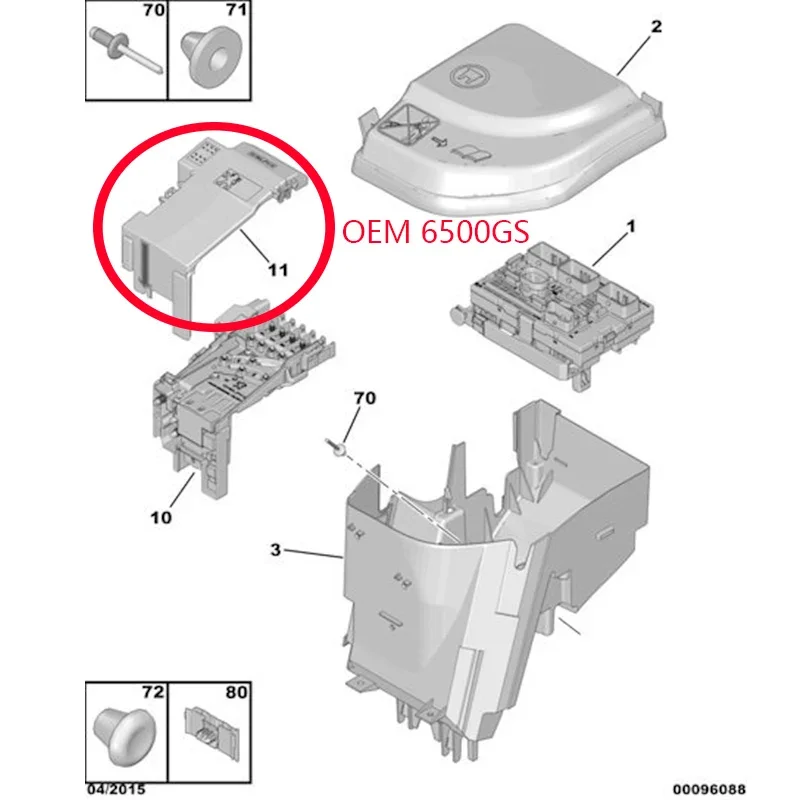 Battery Protection & Management Unit Module with Fuse Box Cover for Peugeot 308CC, SW, RCZ, 3008 & Citroën C4 Picasso 6500GS
Battery Protection & Management Unit Module with Fuse Box Cover for Peugeot 308CC, SW, RCZ, 3008 & Citroën C4 Picasso 6500GS