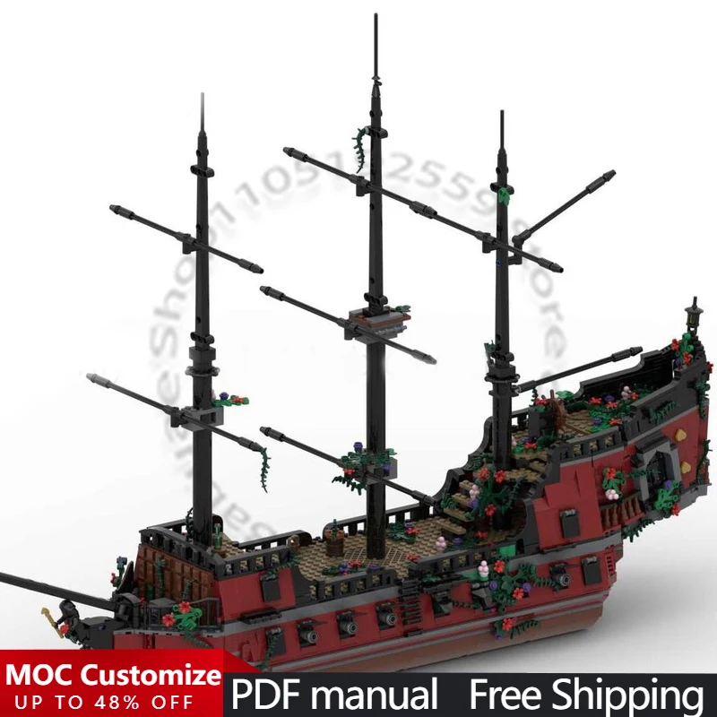 2384 PCS War series Pirate Ship MOC Customize Modular Building Block Creative Design Educational Learning DIY Festival Toy Gift
2384 PCS War series Pirate Ship MOC Customize Modular Building Block Creative Design Educational Learning DIY Festival Toy Gift