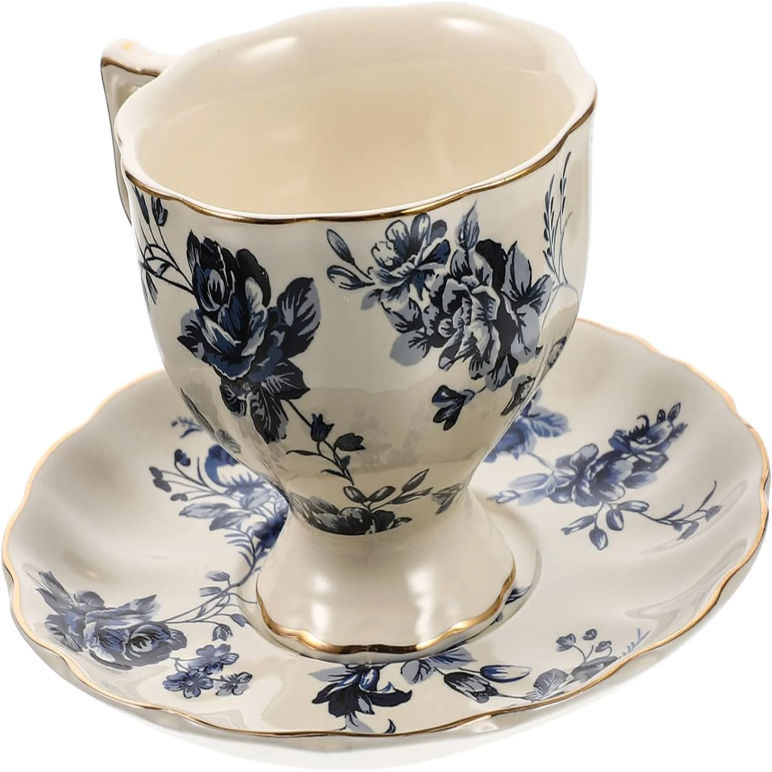 Elegant and Stylish Bone China Coffee, Milk, and Plate Set - Beautiful and Exquisite Ceramic Porcelain Coffee Set for Girls - Pe
Elegant and Stylish Bone China Coffee, Milk, and Plate Set - Beautiful and Exquisite Ceramic Porcelain Coffee Set for Girls - Pe