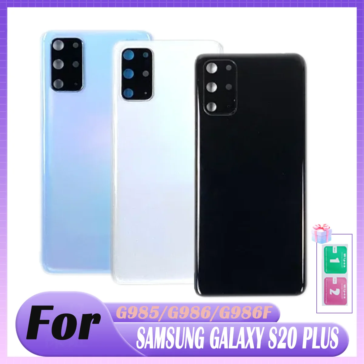 New For Samsung Galaxy S20 PLUS Battery Back Cover Panel Rear Door Housing Case Camera Lens Replace
New For Samsung Galaxy S20 PLUS Battery Back Cover Panel Rear Door Housing Case Camera Lens Replace
