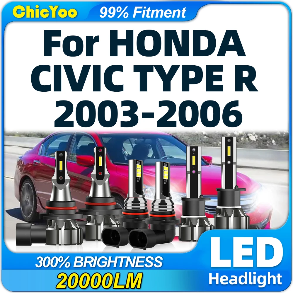 Canbus LED Headlight Bulbs 6000K White Auto Fog Light 60000LM Car Lights 12V 24V For HONDA CIVIC TYPE R 2003 2004 2005 2006
Canbus LED Headlight Bulbs 6000K White Auto Fog Light 60000LM Car Lights 12V 24V For HONDA CIVIC TYPE R 2003 2004 2005 2006