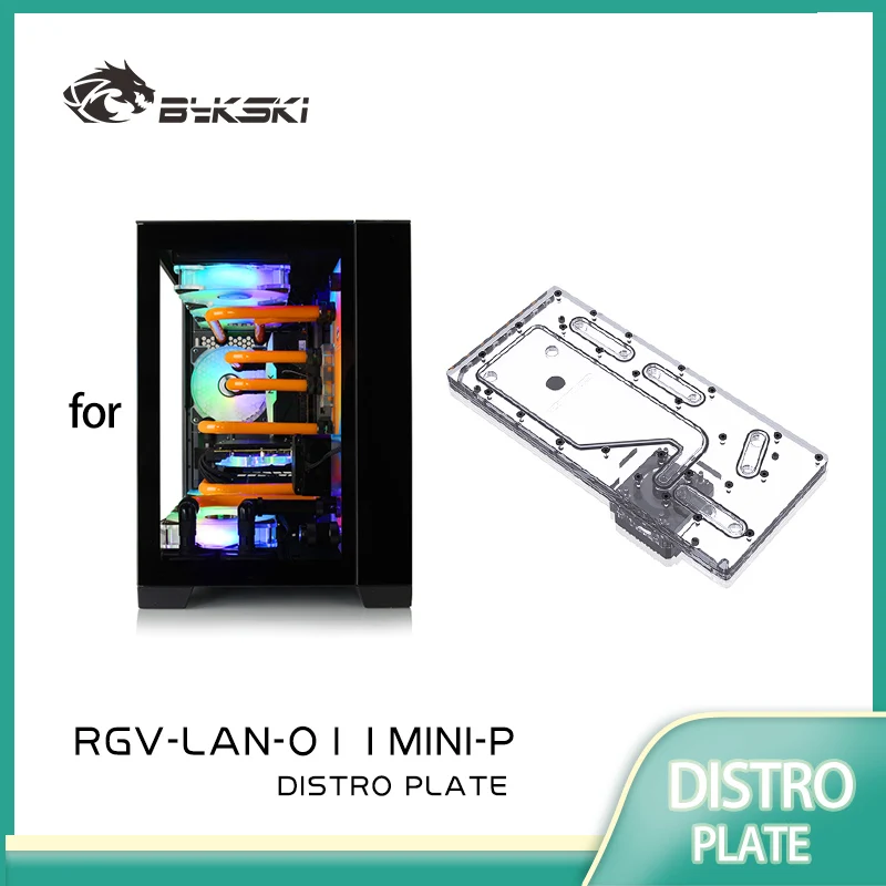 BYKSKI Water Cooling System Waterway Board for LIANLI O11 MINI Computer Case for CPU/GPU Block Combo DDC Pump RGV-LAN-O11MINI-P 
BYKSKI Water Cooling System Waterway Board for LIANLI O11 MINI Computer Case for CPU/GPU Block Combo DDC Pump RGV-LAN-O11MINI-P