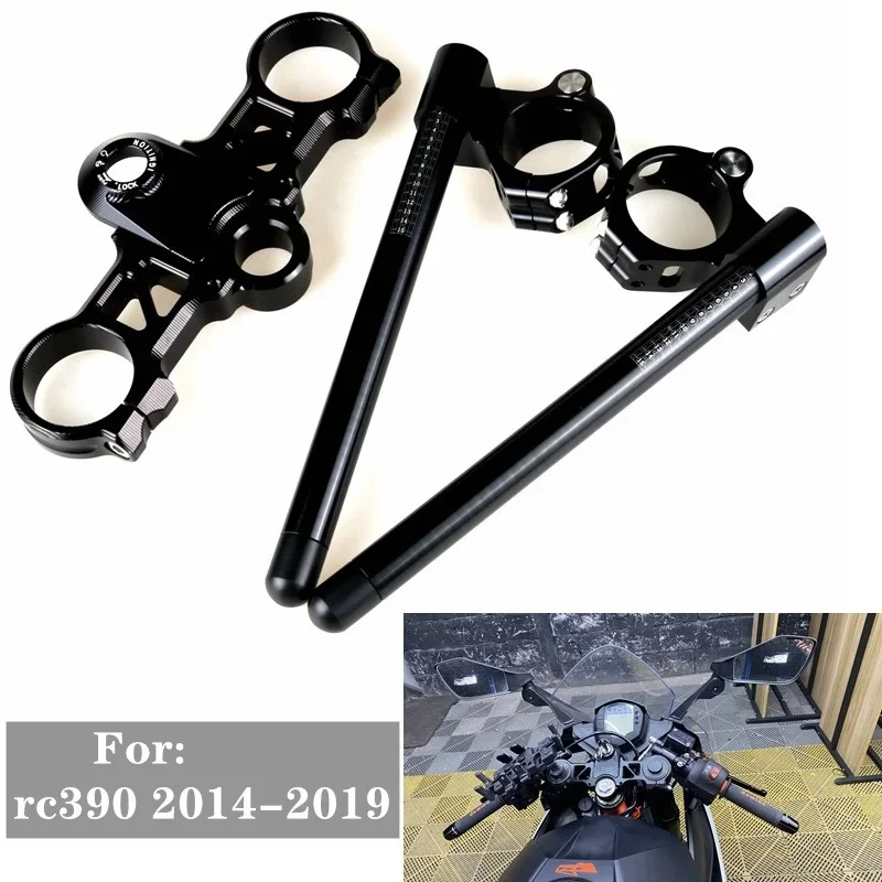 CNC Aluminum Motorcycle Handlebar Clip-Ons Fork Handle Bars Clip Ons for RC390 RC200 2014-2020 Handlebar Motorbike
CNC Aluminum Motorcycle Handlebar Clip-Ons Fork Handle Bars Clip Ons for RC390 RC200 2014-2020 Handlebar Motorbike