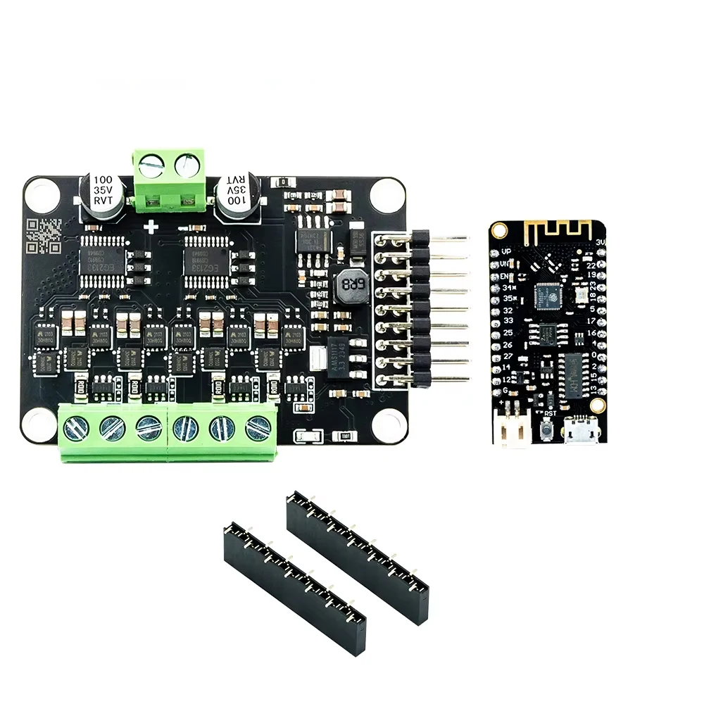 Makerbase SimpleFOC Dual Brushless Micro FOC 3.1 Servo with Current Loop For BLDC Motor Compatible with ESP32 MKS Dual FOC