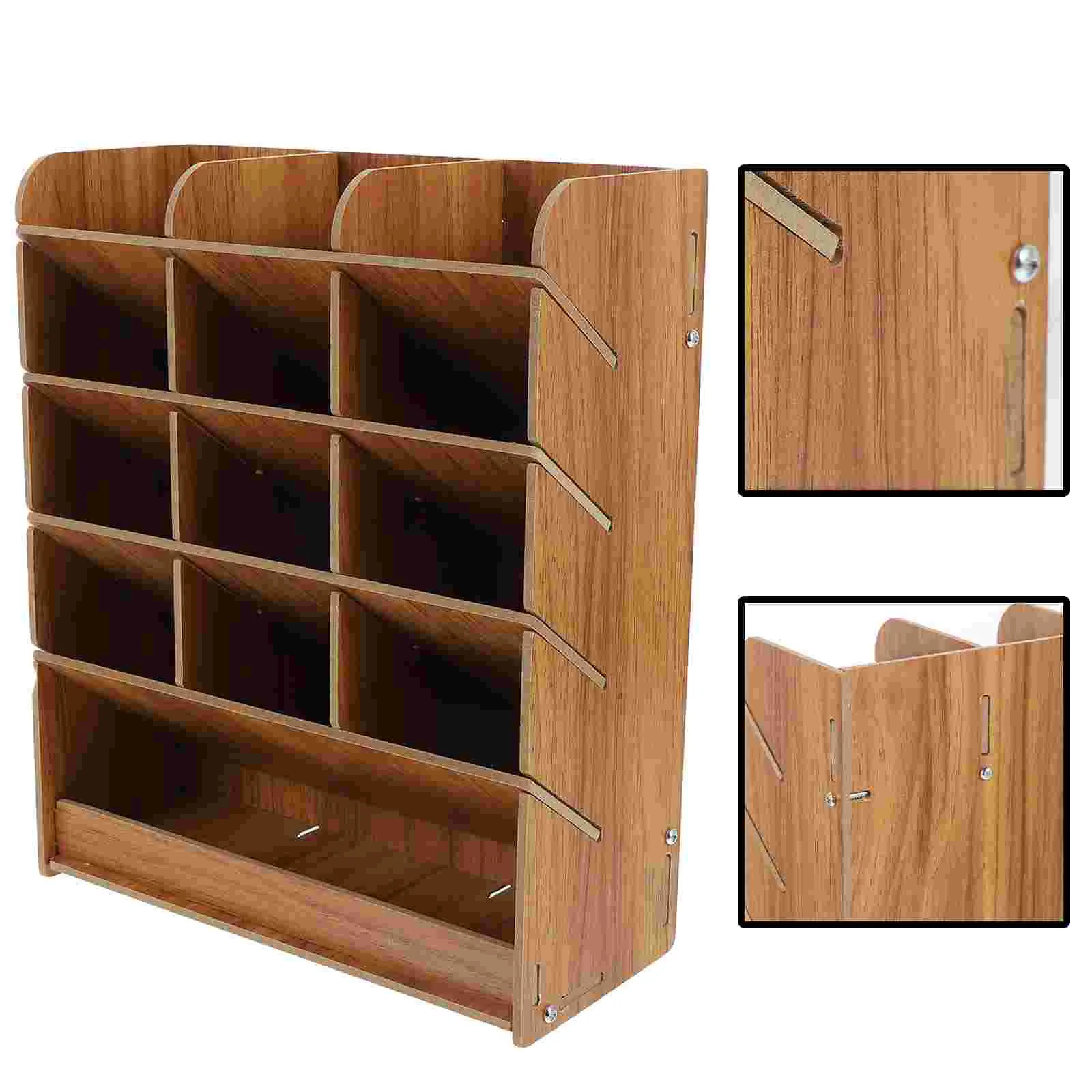 Collapsible Crate Storage Box Pen Holders Office Case Bookcase Wood Stationery Accessory
Collapsible Crate Storage Box Pen Holders Office Case Bookcase Wood Stationery Accessory