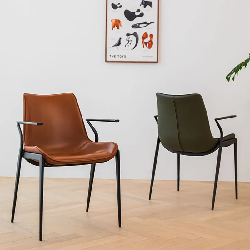 Nordic Leather Study Dining Chairs Lounge Royal Restaurant Office Chairs Gaming Clear Cadeiras De Jantar Postmodern Furniture
Nordic Leather Study Dining Chairs Lounge Royal Restaurant Office Chairs Gaming Clear Cadeiras De Jantar Postmodern Furniture