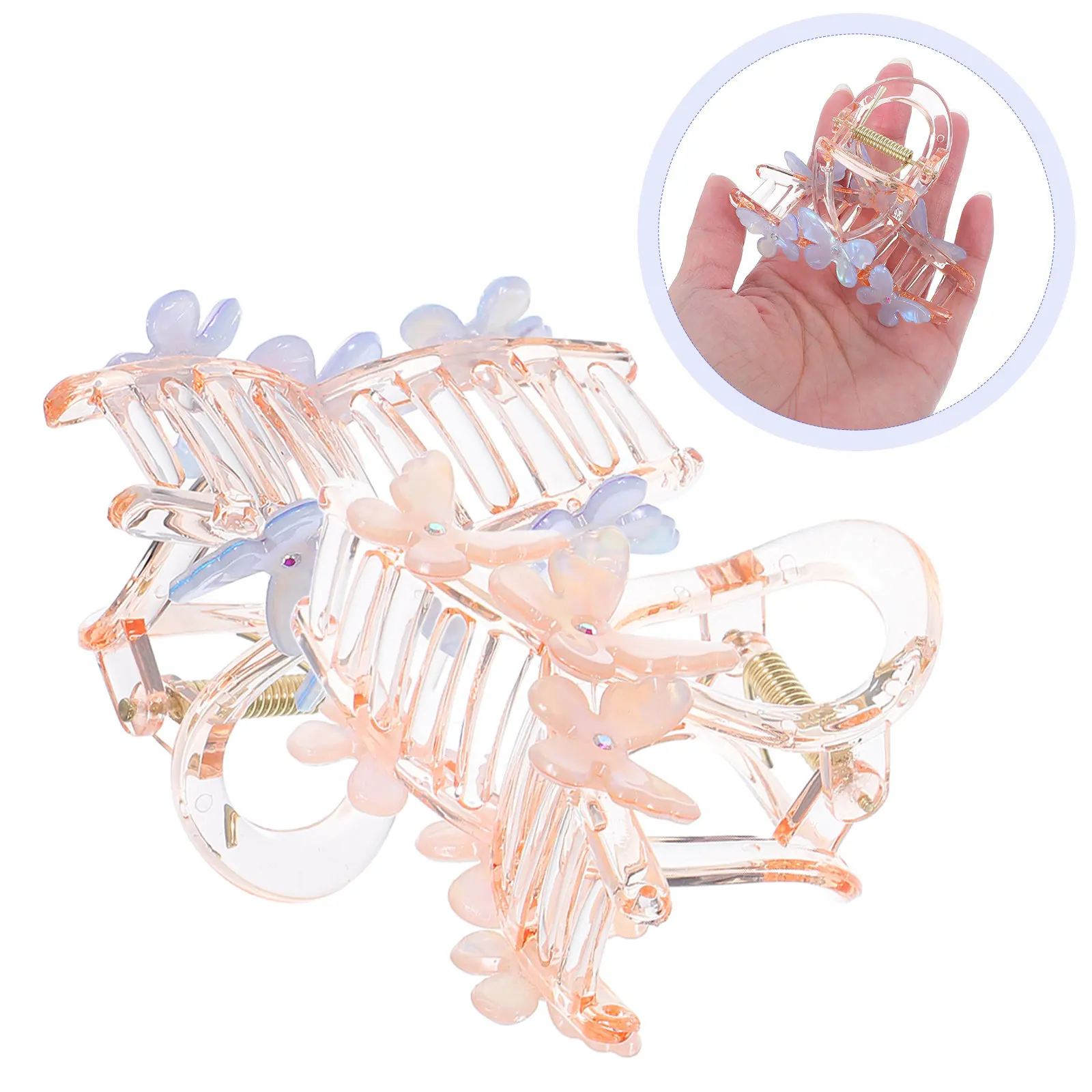 2Pcs Cute Butterfly Hair Claw Clips PVC Non-Slip for Any Occasion Long Thick Hair Non-Slip Jaw Clips PVC Butterfly Clamps
2Pcs Cute Butterfly Hair Claw Clips PVC Non-Slip for Any Occasion Long Thick Hair Non-Slip Jaw Clips PVC Butterfly Clamps