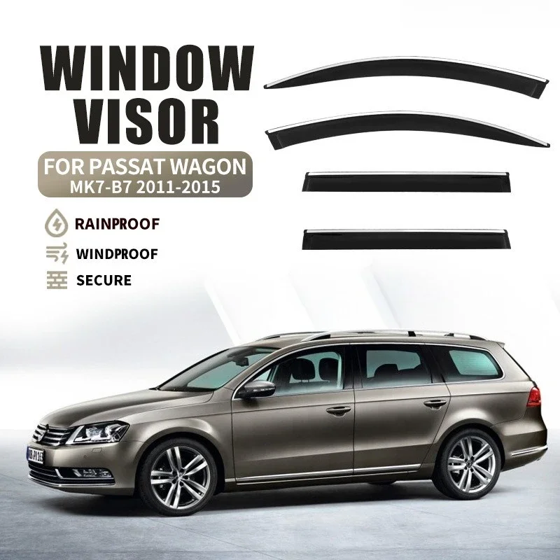 Chrome Strips Rain Guards for Volkswagen Passat Variant B7 2011-2015 Wagon Window Visor Wind Deflectors Door Visor Vent Shades
Chrome Strips Rain Guards for Volkswagen Passat Variant B7 2011-2015 Wagon Window Visor Wind Deflectors Door Visor Vent Shades