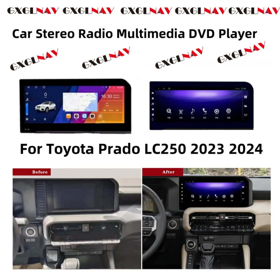 Android 14 For Toyota Prado LC250 2023 2024 Radio GPS Navigation HD Screen Head Unit Car Player Multimedia
Android 14 For Toyota Prado LC250 2023 2024 Radio GPS Navigation HD Screen Head Unit Car Player Multimedia