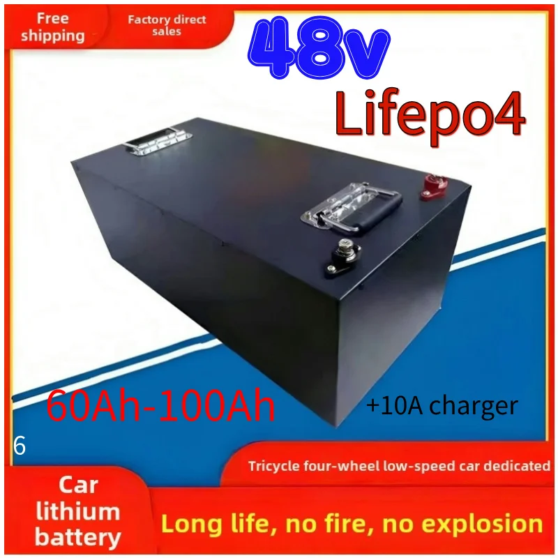 48V 60Ah 80Ah 100Ah Lifepo4 battery pack 3.2V 80Ah for 48v Motorcycle Electric Car motor batteries+10A charger
48V 60Ah 80Ah 100Ah Lifepo4 battery pack 3.2V 80Ah for 48v Motorcycle Electric Car motor batteries+10A charger