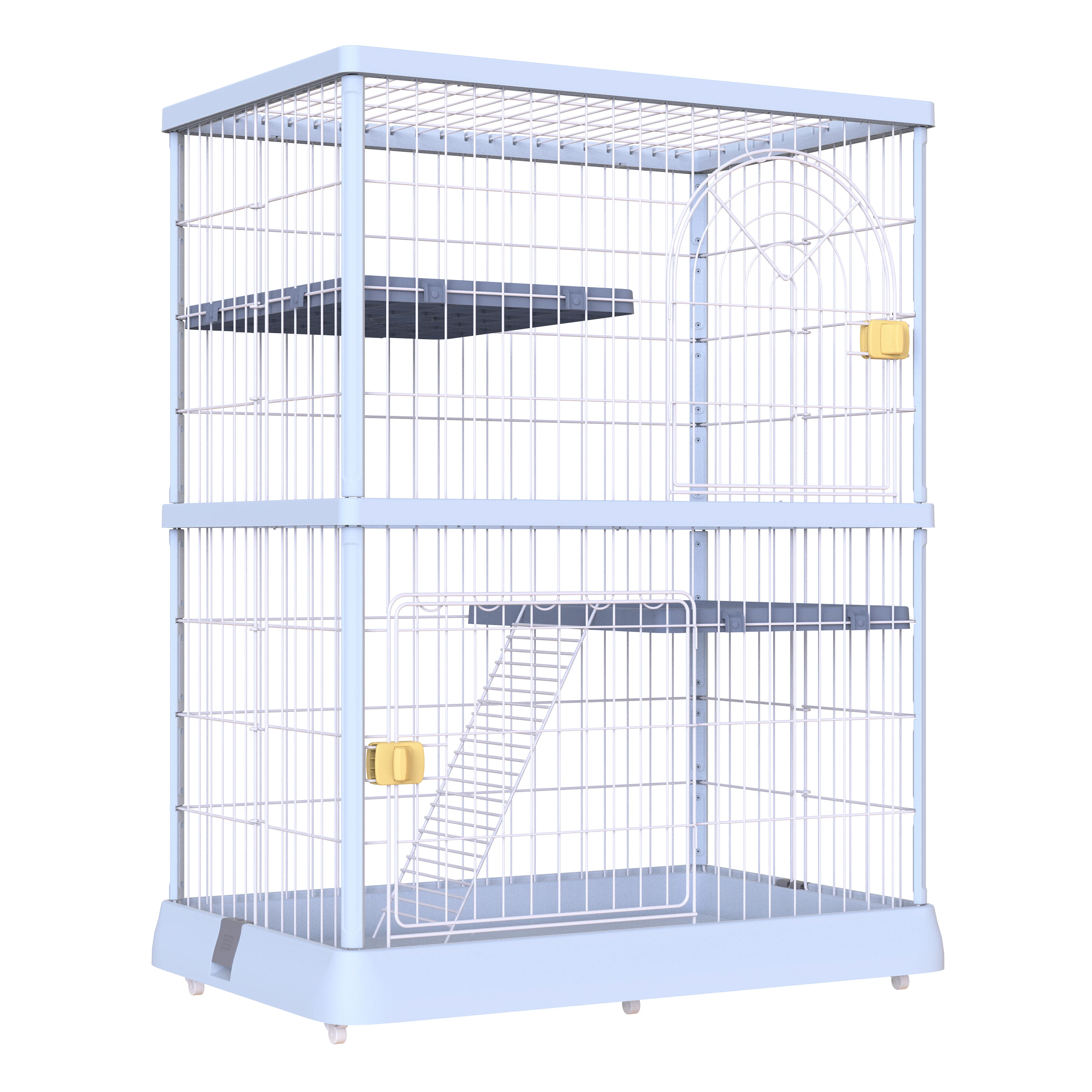 New Hot Sell High Quality Stainless Steel Pet Houses Bright Colour Three Layer Large Pet House Indoor Cat Cage
New Hot Sell High Quality Stainless Steel Pet Houses Bright Colour Three Layer Large Pet House Indoor Cat Cage