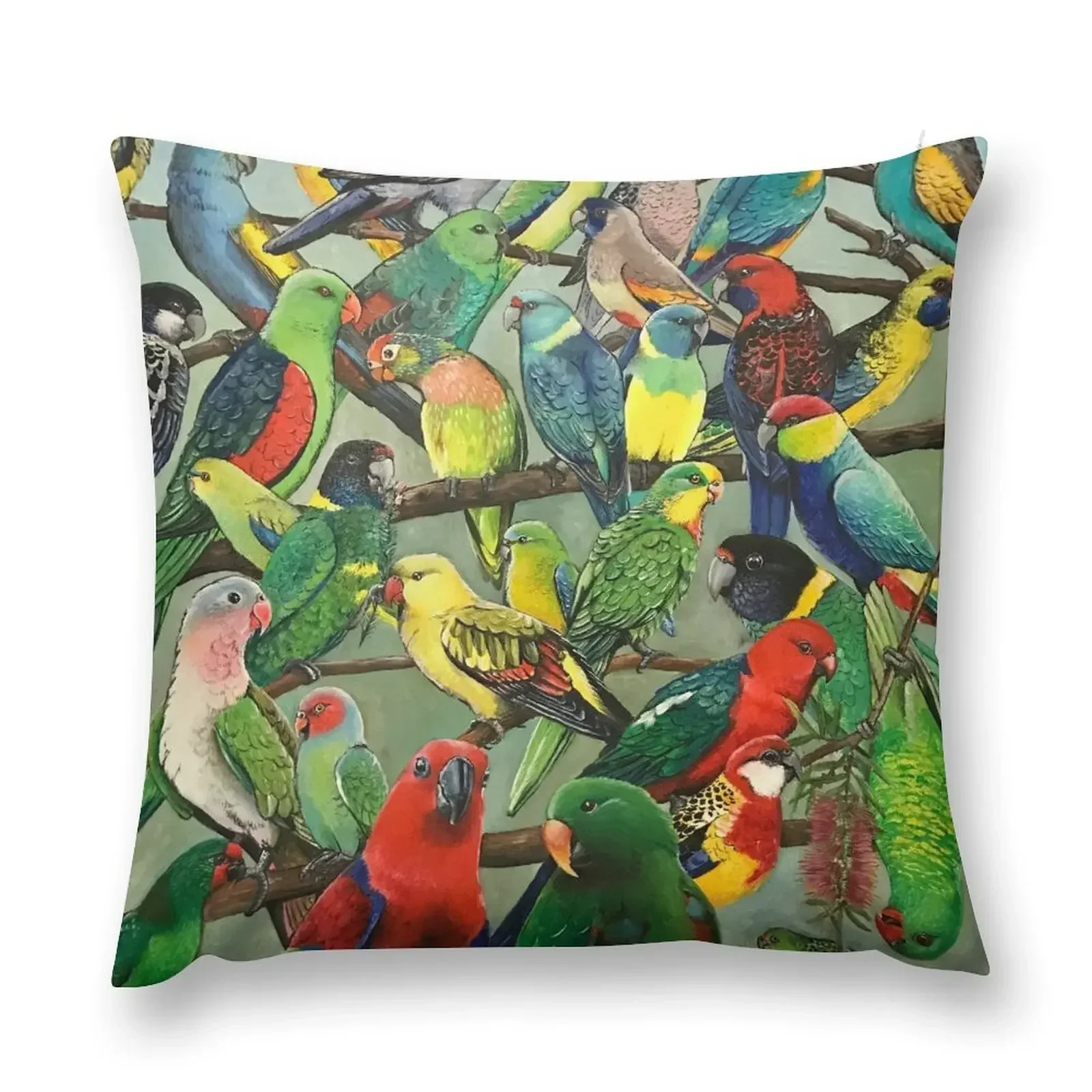 Australian Parakeets Throw Pillow Cushion Covers For Living Room Covers For Sofas pillow
Australian Parakeets Throw Pillow Cushion Covers For Living Room Covers For Sofas pillow