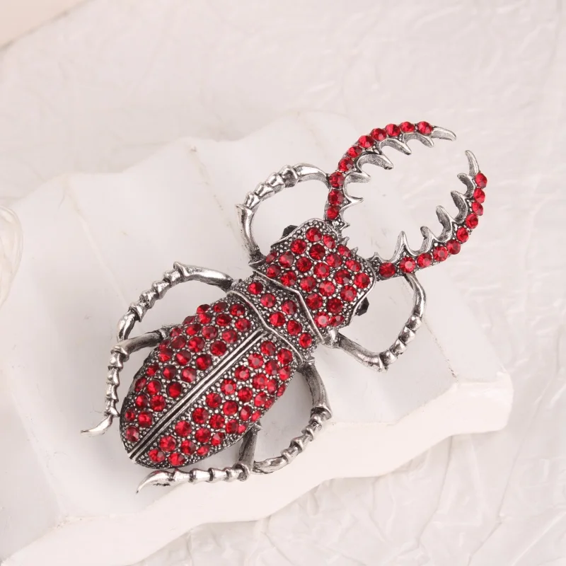 Vintage Gold-Plated Beetle Brooch Full Red Rhinestone Inlaid Retro - Mystic Clothing/Accessory Decoration Pin
Vintage Gold-Plated Beetle Brooch Full Red Rhinestone Inlaid Retro - Mystic Clothing/Accessory Decoration Pin