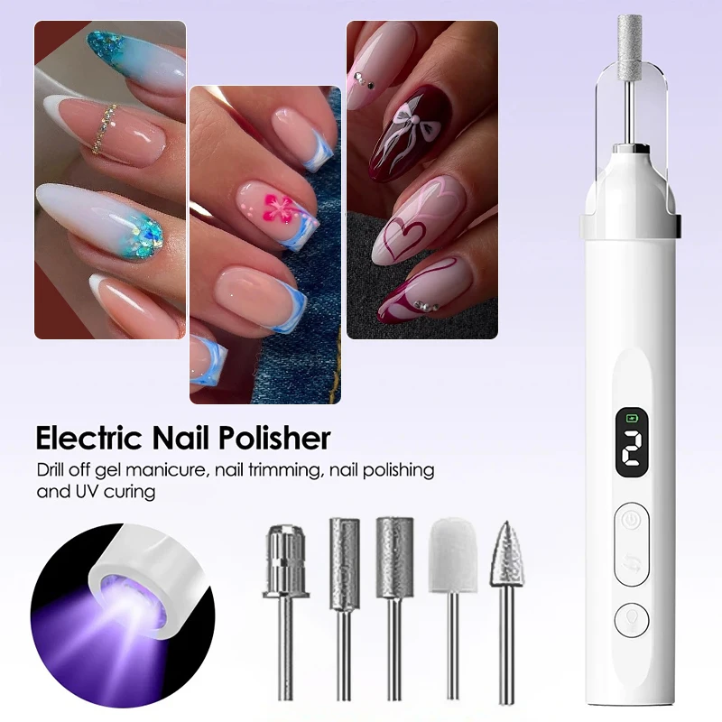 1set Polishing Nail Sander Set Rechargeable Electric Nail Drill Machine Manicure Grinding Tool Milling Cutter With Dust Cover
1set Polishing Nail Sander Set Rechargeable Electric Nail Drill Machine Manicure Grinding Tool Milling Cutter With Dust Cover