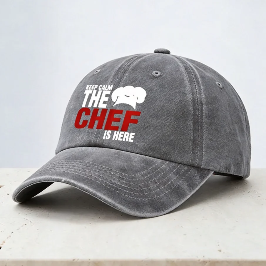 Keep Calm The Chef Is Here Baseball Cap fashion Washed Denim Caps Summer Adjustable Golf Snapback Hats
Keep Calm The Chef Is Here Baseball Cap fashion Washed Denim Caps Summer Adjustable Golf Snapback Hats