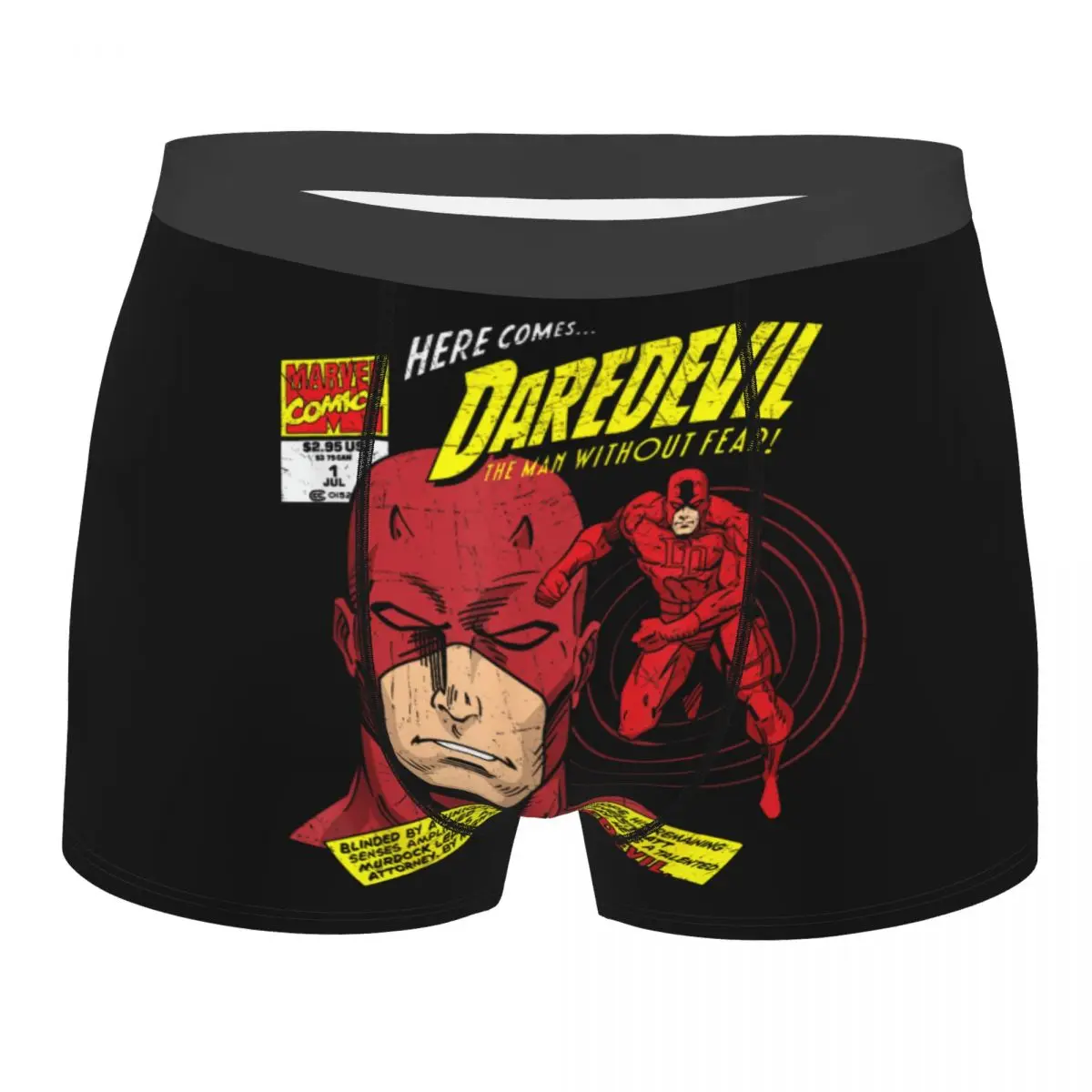 Мужское нижнее белье с комиксами Daredevil Born Again, новинка, трусы-боксеры из сериала, шорты, мужские мягкие трусы, большие размеры
Мужское нижнее белье с комиксами Daredevil Born Again, новинка, трусы-боксеры из сериала, шорты, мужские мягкие трусы, большие размеры