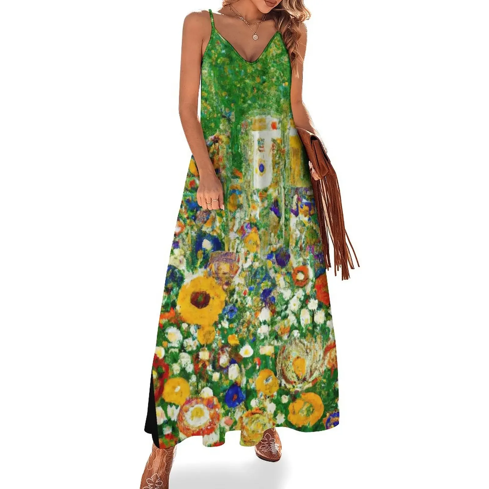 Gustav Klimt Flower Garden Sleeveless Dress sensual sexy dress for women sexy dress Clothing female
Gustav Klimt Flower Garden Sleeveless Dress sensual sexy dress for women sexy dress Clothing female