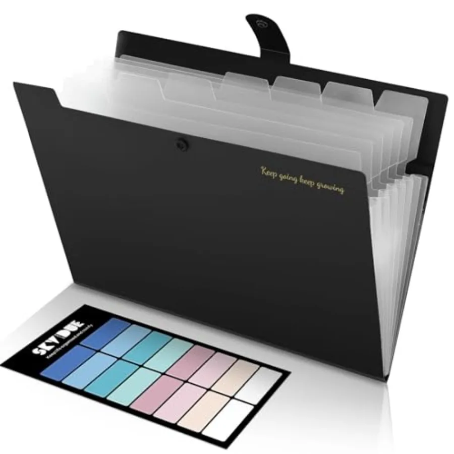 Accordion File Organizer, Expanding File Folder with 8 Pockets, Portable Document Paper Receipt Organizer, Letter/A4 Size Filin
Accordion File Organizer, Expanding File Folder with 8 Pockets, Portable Document Paper Receipt Organizer, Letter/A4 Size Filin