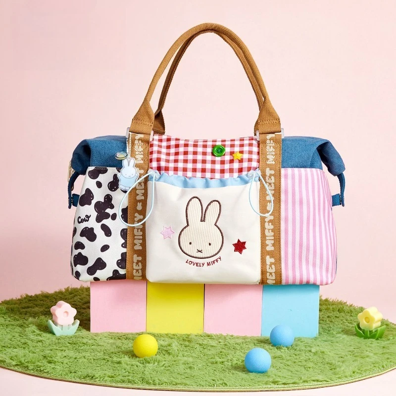 Kawaii Miffy Short Travel Bag Polka Dot New Large Capacity Fashion Light Fitness Cartoon Travel Duffle Bag
Kawaii Miffy Short Travel Bag Polka Dot New Large Capacity Fashion Light Fitness Cartoon Travel Duffle Bag