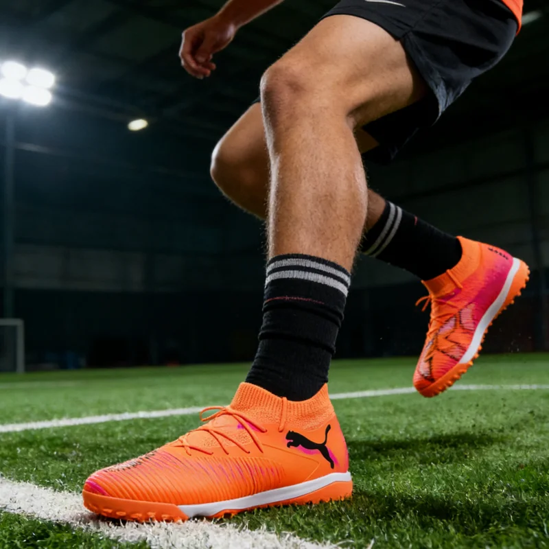 PUMA Mens TT Cleat Soccer Shoes 108597-03 TPU Heel Shield One Piece Knit Tongue Football Boots
PUMA Mens TT Cleat Soccer Shoes 108597-03 TPU Heel Shield One Piece Knit Tongue Football Boots