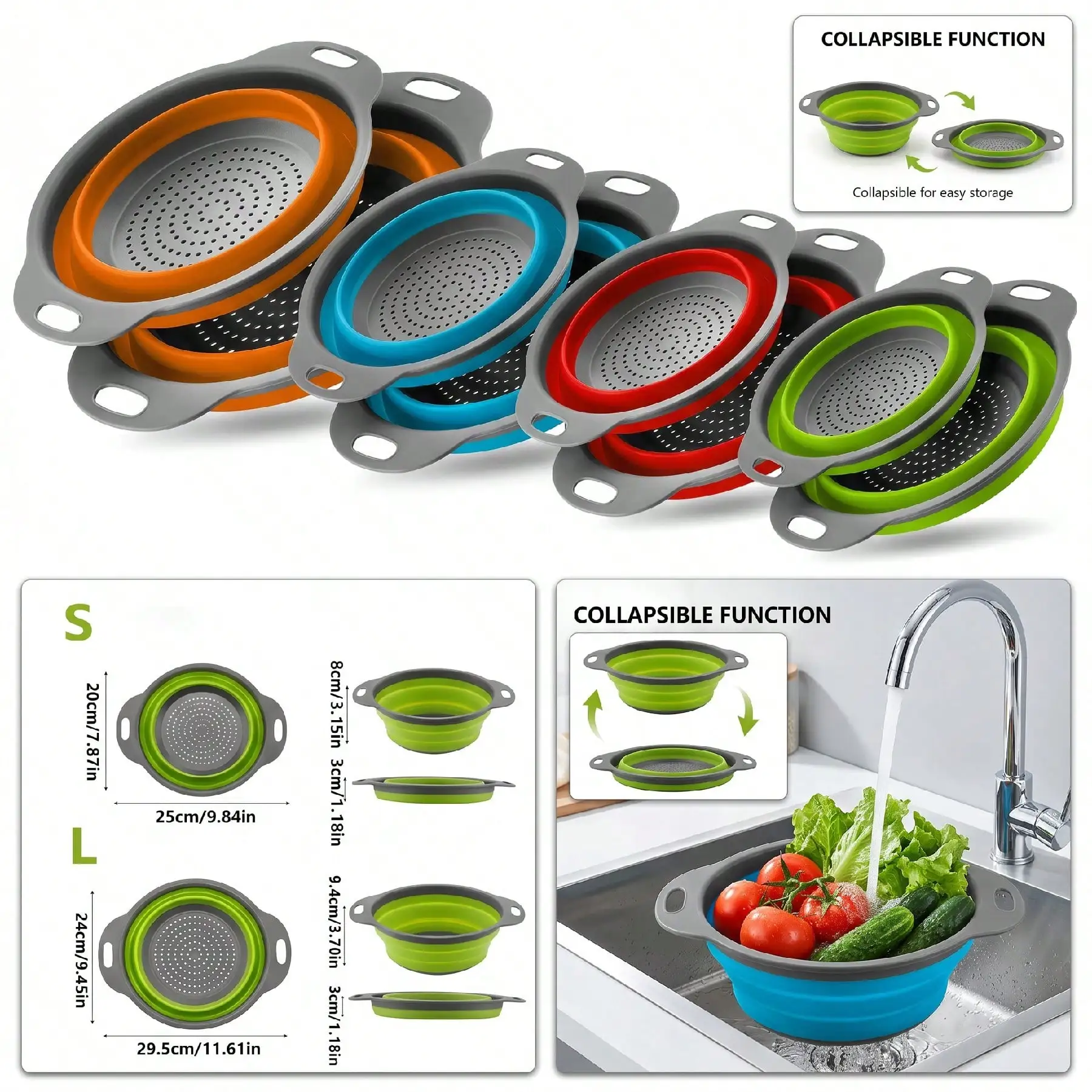 Good Grips 3 QT Plastic Colander
Good Grips 3 QT Plastic Colander