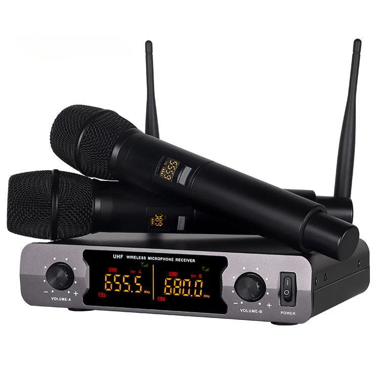Professional Metal UHF Wireless Microphone System Fidelity Singing Wireless Microphone
Professional Metal UHF Wireless Microphone System Fidelity Singing Wireless Microphone