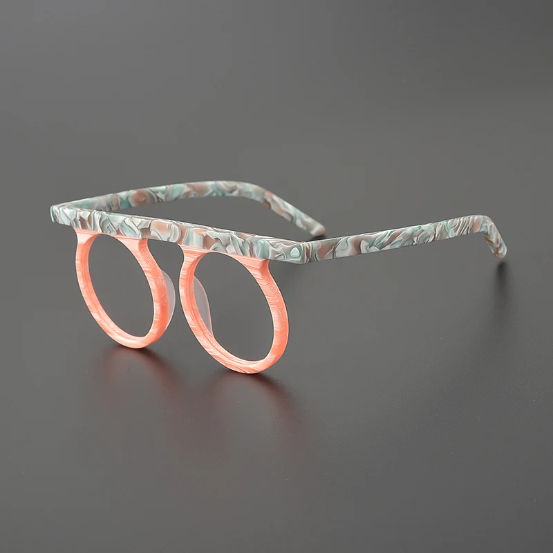 Round patchwork Glasses Frames Japanese Style Handmade Quality Vintage Acetate Men Women Designer Retro Fashion Eyeglasses
Round patchwork Glasses Frames Japanese Style Handmade Quality Vintage Acetate Men Women Designer Retro Fashion Eyeglasses