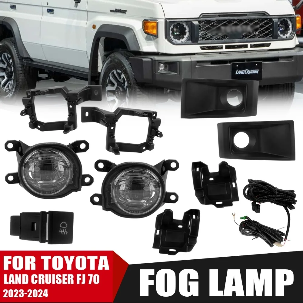 For Toyota LAND CRUISER FJ 70 2023 2024 LED Bumper Fog Lights Driving Lamps w/Switch and Kits Pair Set Left+Right
For Toyota LAND CRUISER FJ 70 2023 2024 LED Bumper Fog Lights Driving Lamps w/Switch and Kits Pair Set Left+Right