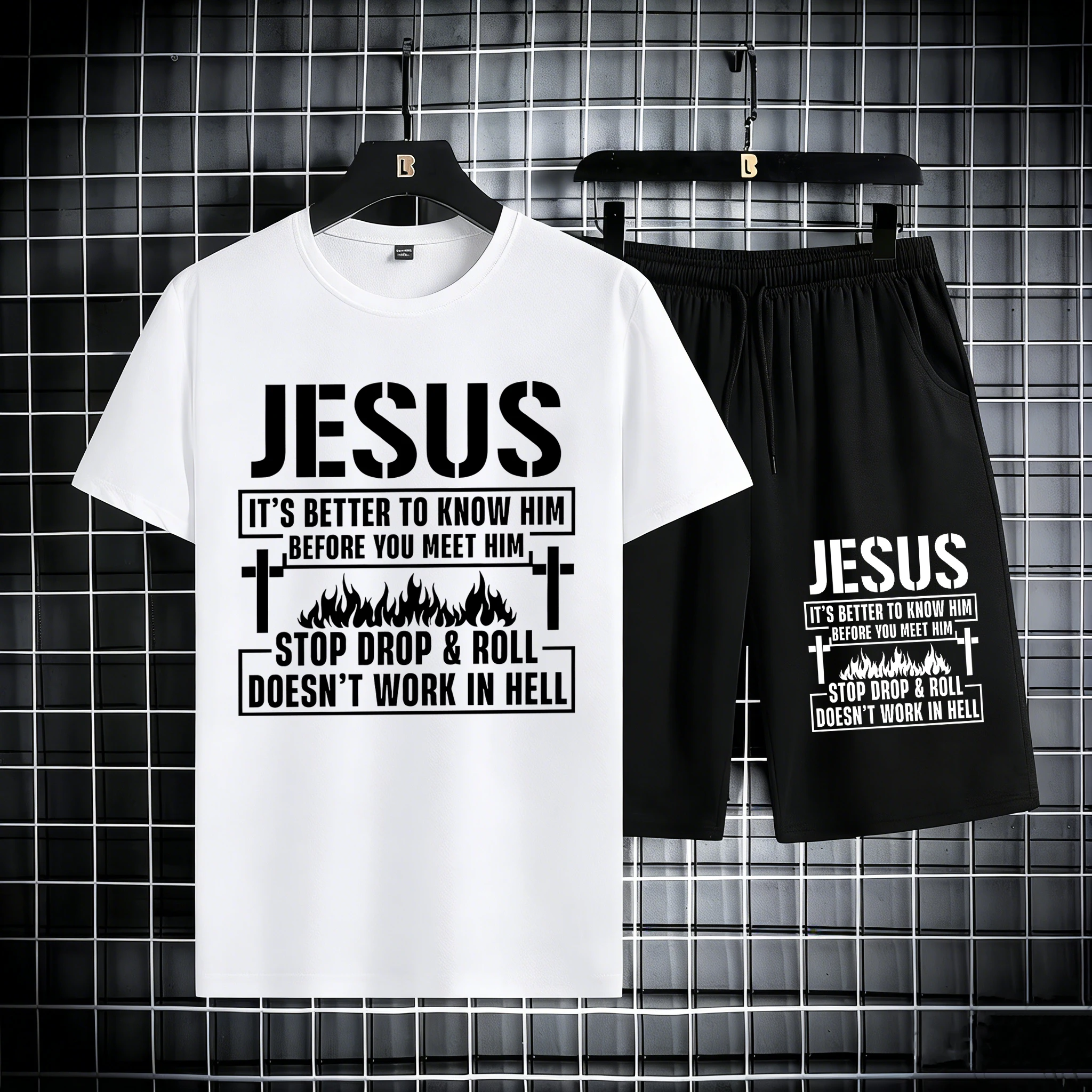 You Need To Understand Jesus Pattern Man Cotton Summer Sport Short Sleeve Sets Beach Drawstring Pants Running Lightweight Tops
You Need To Understand Jesus Pattern Man Cotton Summer Sport Short Sleeve Sets Beach Drawstring Pants Running Lightweight Tops