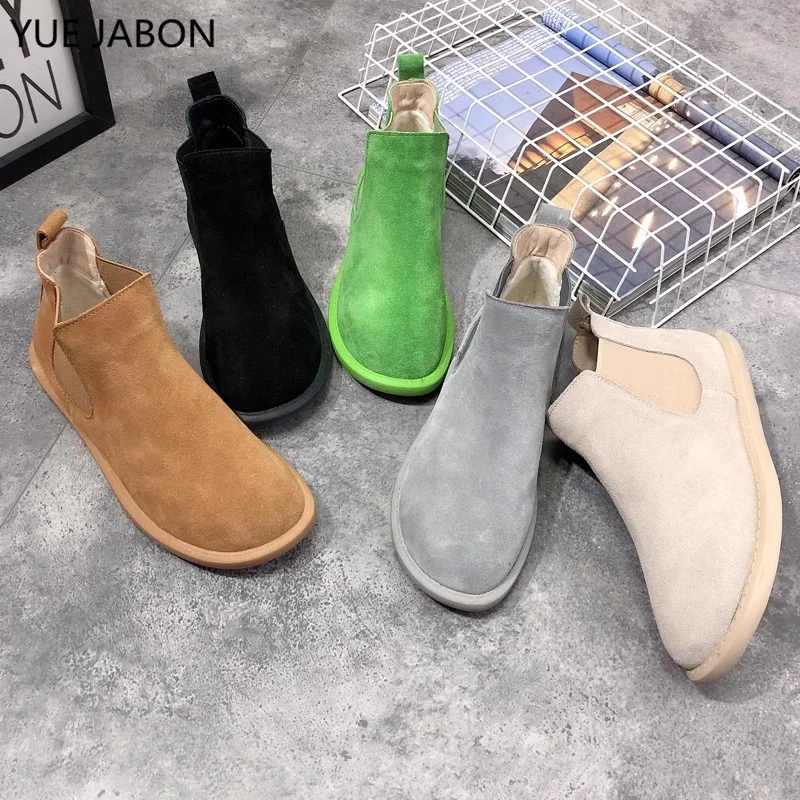 Winter Women Boots Warm Short Leisure Snow Boots Casual Shoes Suede Velvet Chelsea Ankle Boots Flats Anti-slip Ladies Rome Shoes
Winter Women Boots Warm Short Leisure Snow Boots Casual Shoes Suede Velvet Chelsea Ankle Boots Flats Anti-slip Ladies Rome Shoes